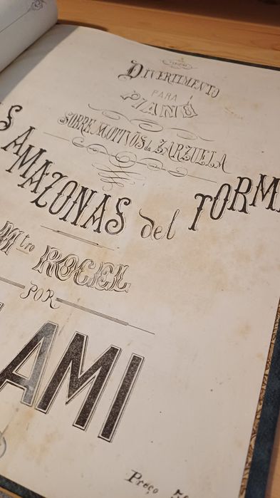 Partituras de Piano Forte e Piano Século 19