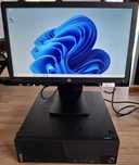 Lenovo ThinkCentre M83 10AH i5 12GB SSD + monitor HP EliteDisplay E201