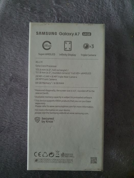 Vendo samsung a7 2018
