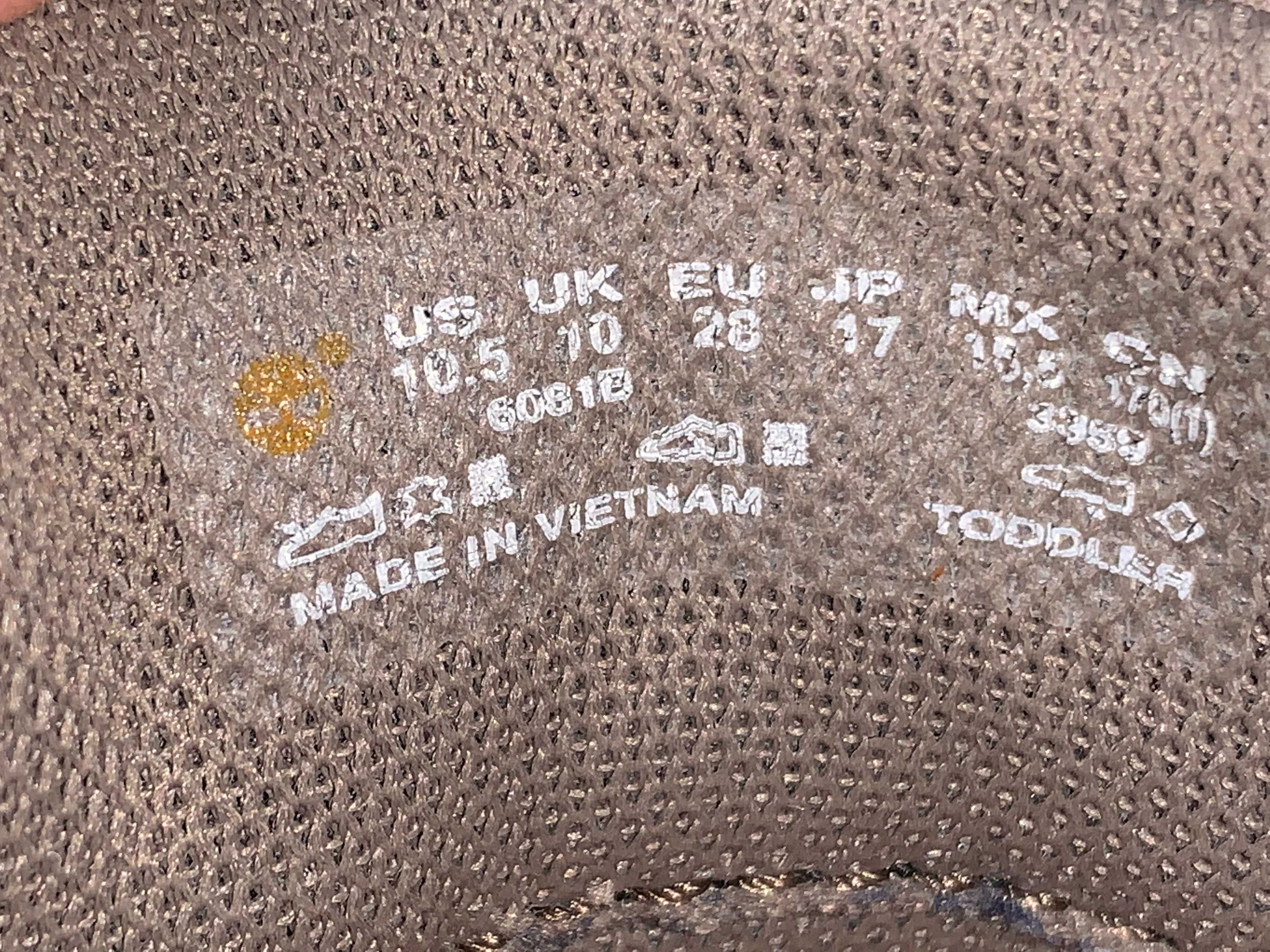 Черевики шкіряні Timberland 28 (18 cм) Оригінал ботинки деми