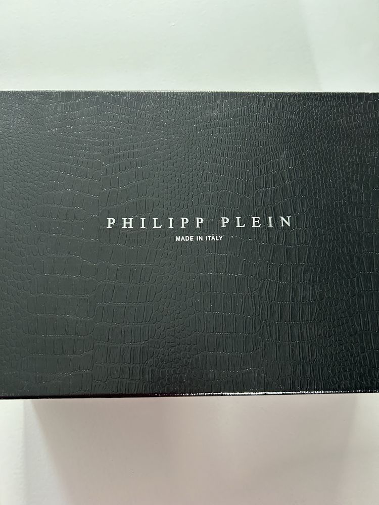 Philipp Plein pudelko po butach czarne 34x23x13,5cm