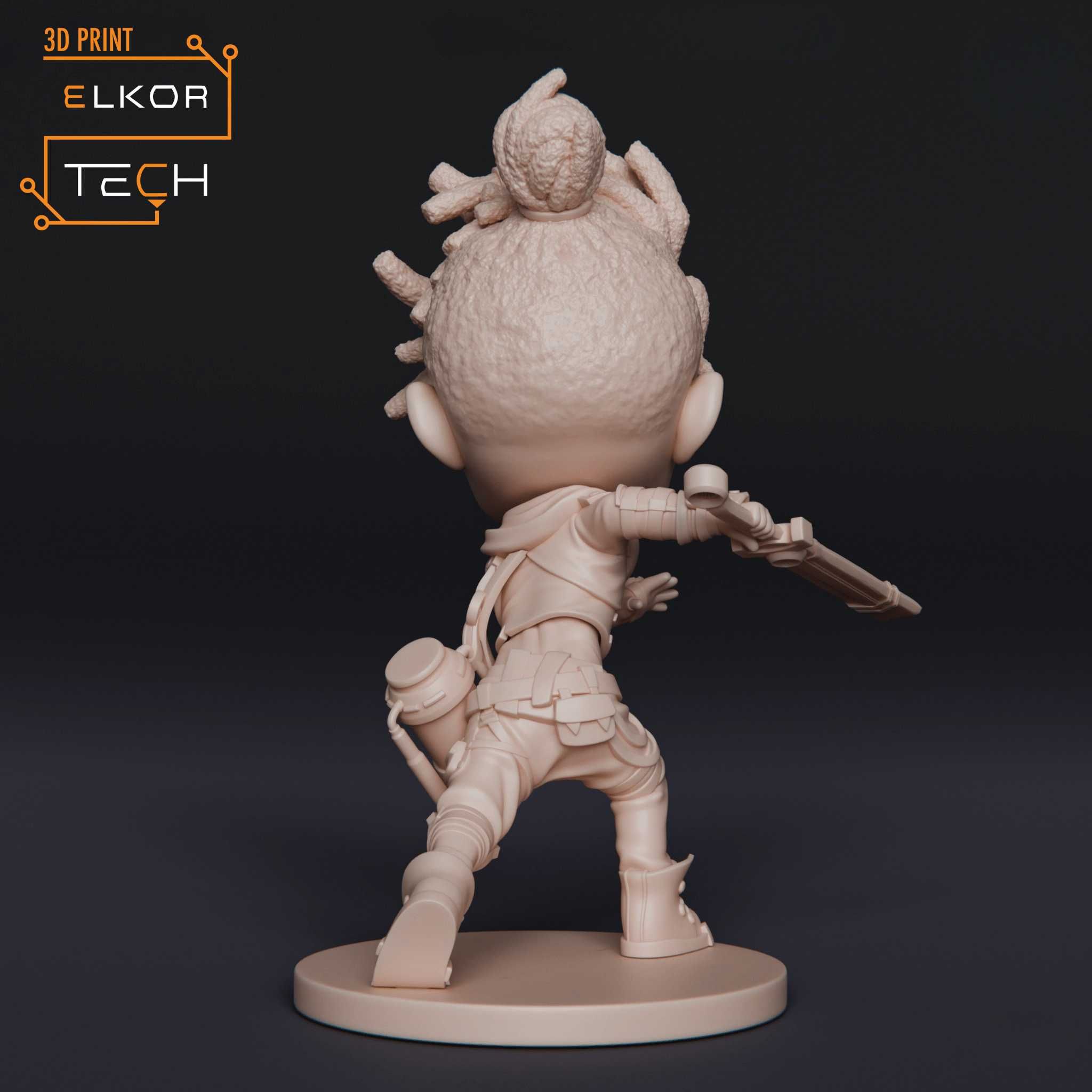 Ekko z Arcane - Chibi Figurka Kolekcjonerska