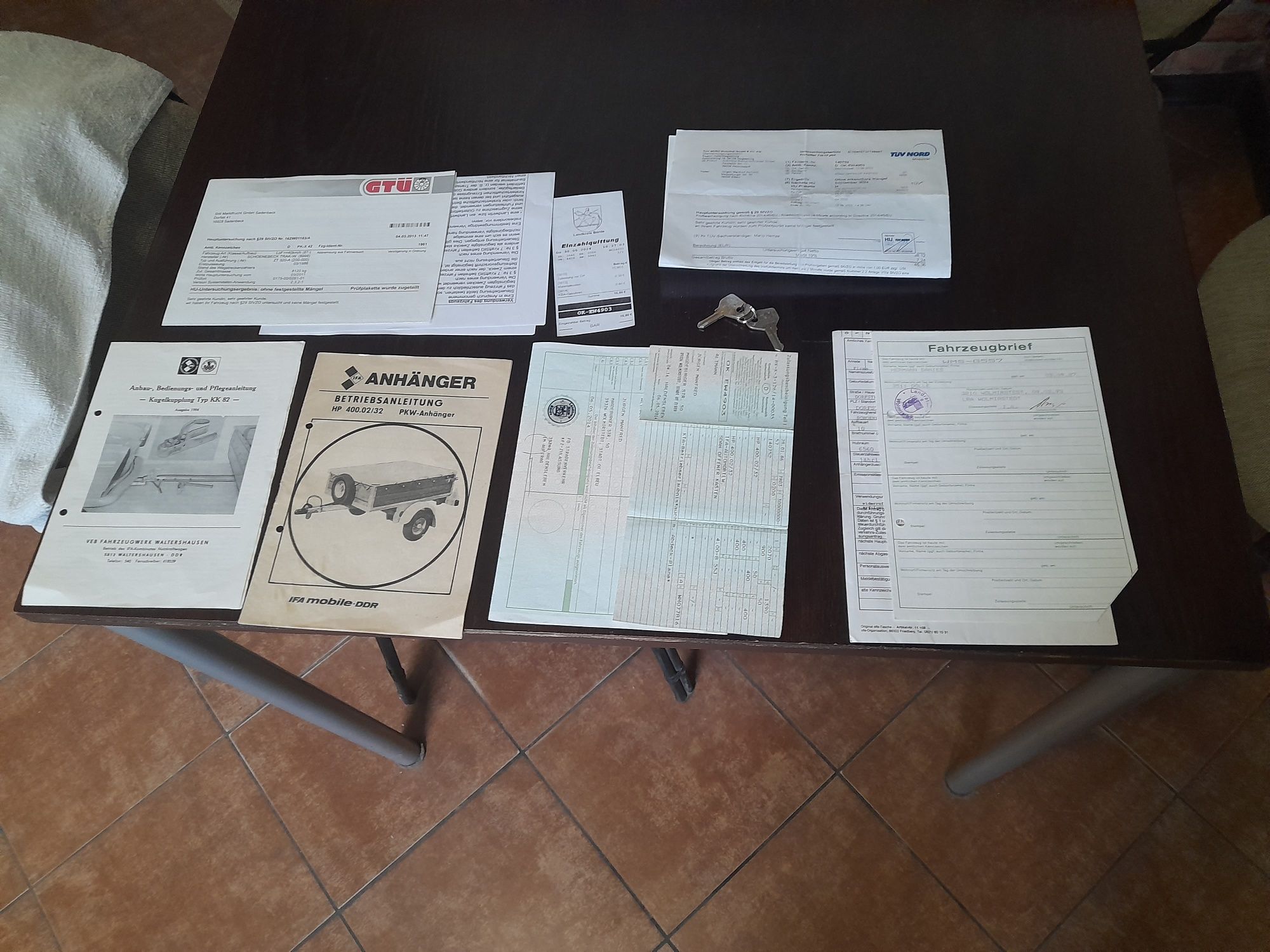 Przyczepka samochodowa IFA DDR