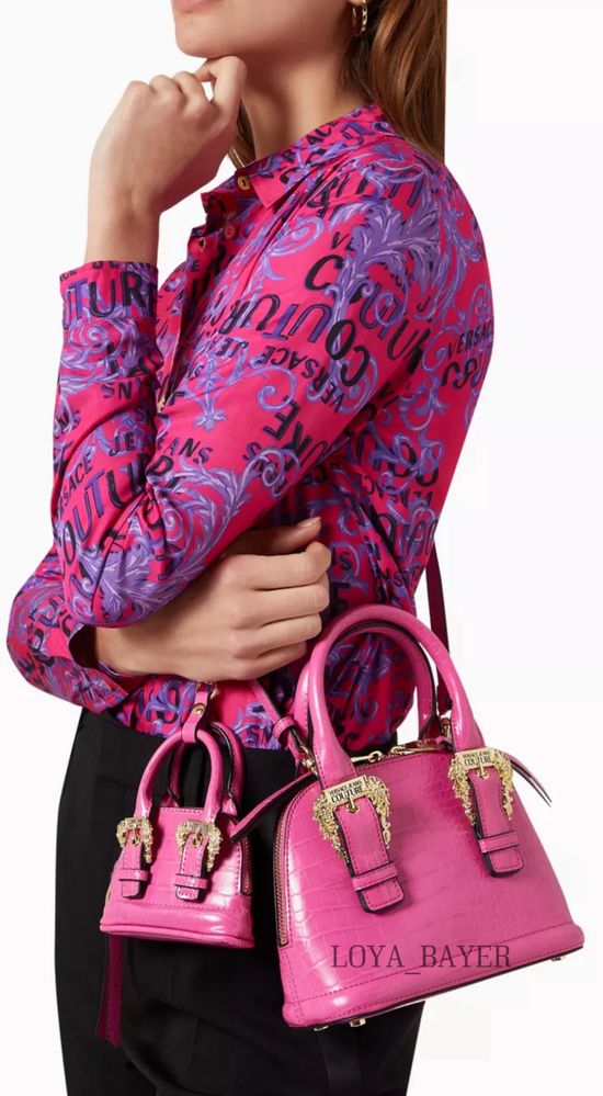 Сумка Versace Jeans Couture рожева