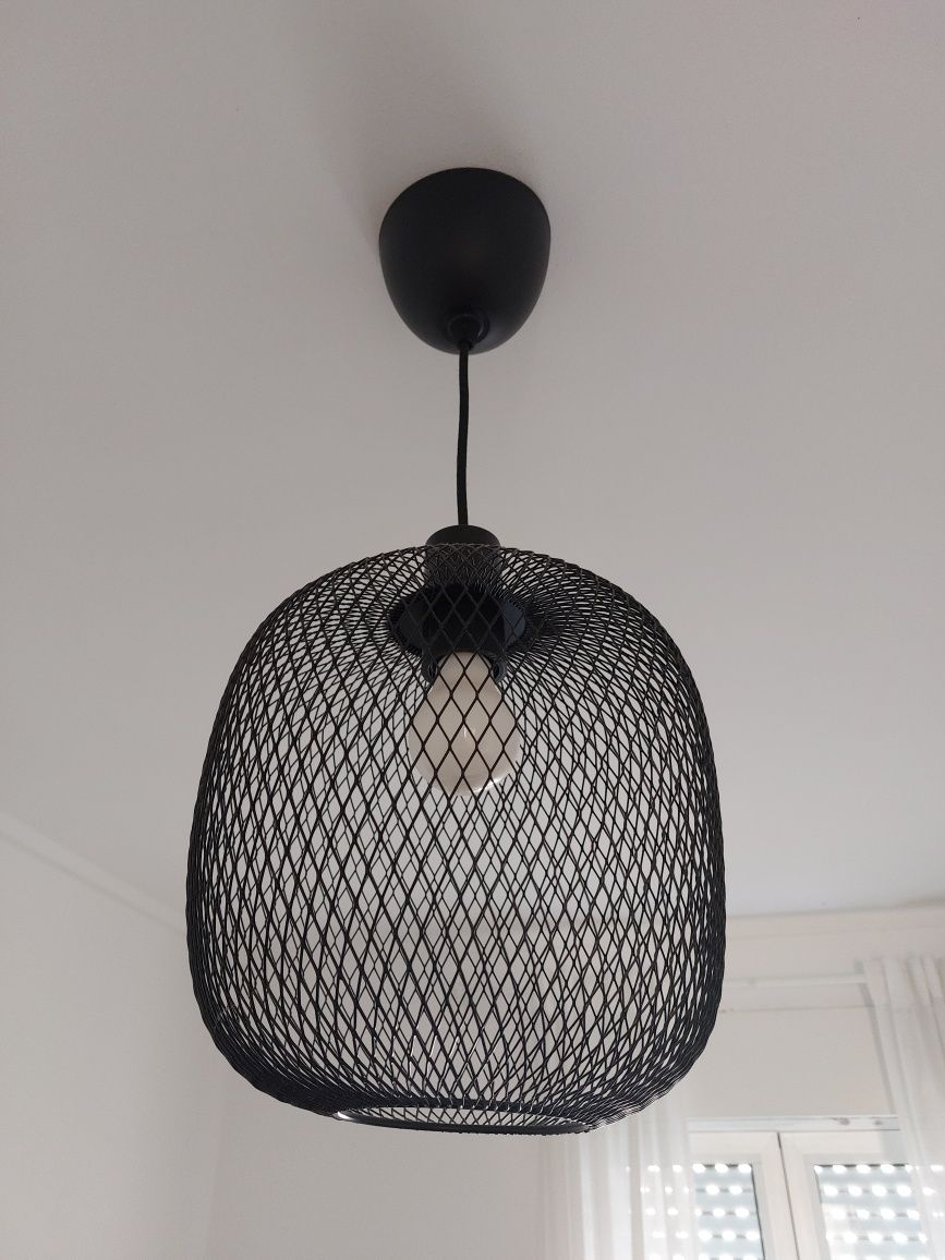 Candeeiro preto de teto suspenso IKEA
