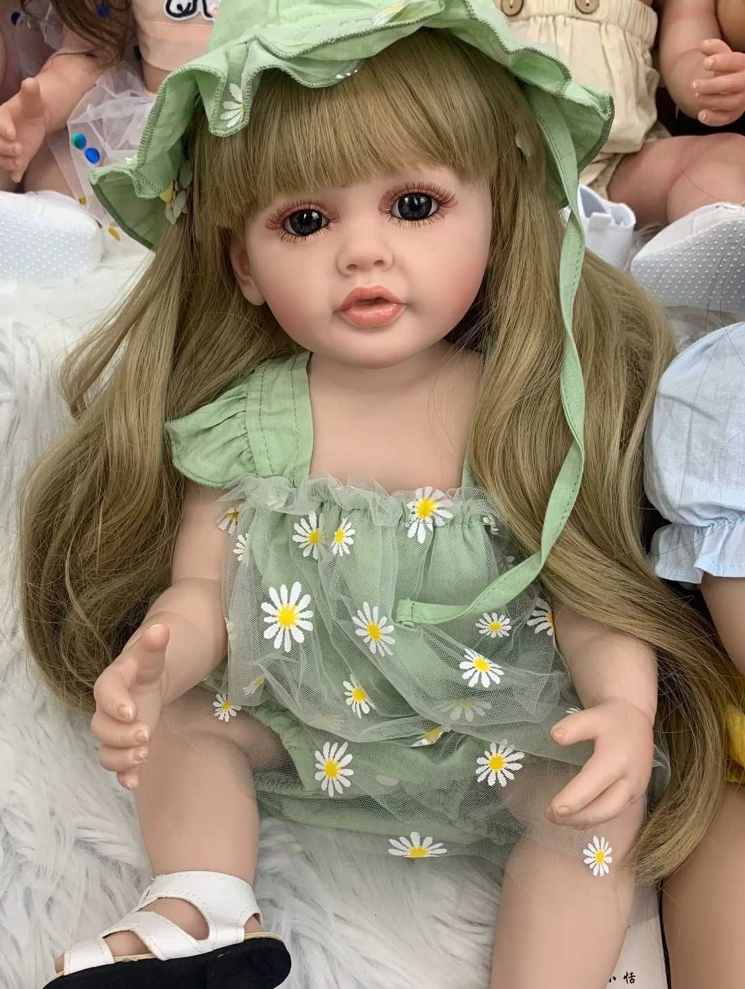7)Кукла- младенец BZDOLL Реалистичная мягкая Кукла Реборн 55см