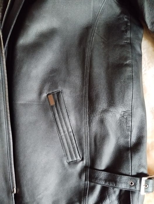 Продам мужскую кожаную зимнюю куртку