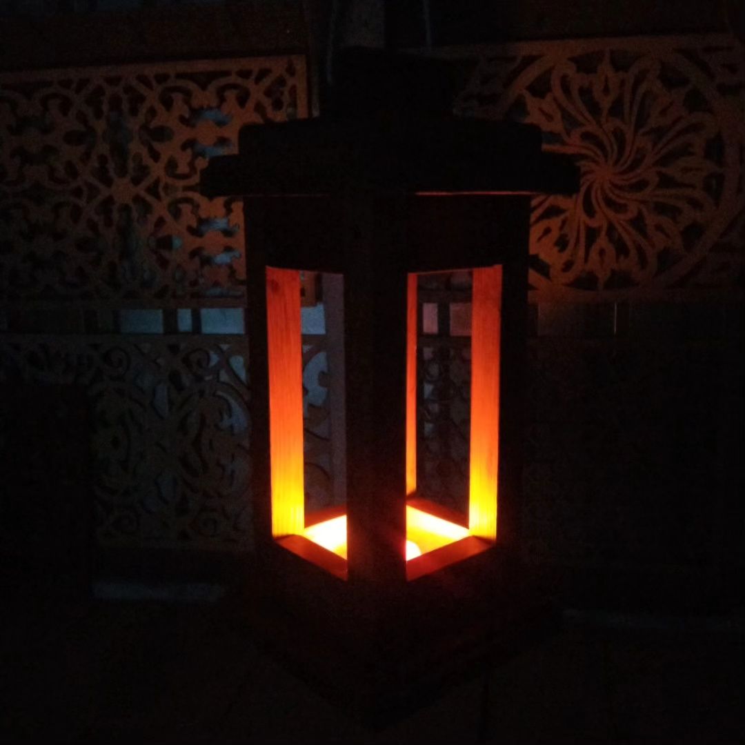 Декоративный деревянный фонарь / дерев'яний ліхтар