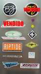 Bodyboard autocolantes «vintage» originais - Novos!