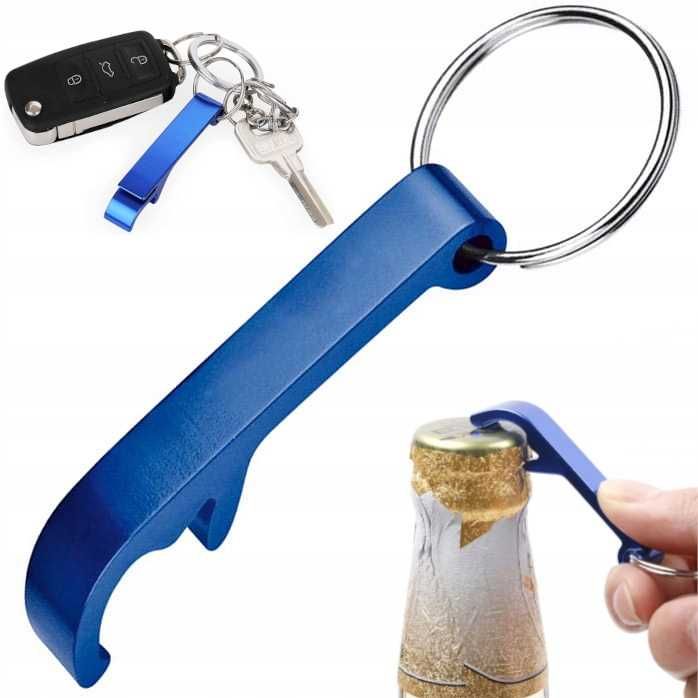 Otwieracz do butelek brelok breloczek aluminiowy