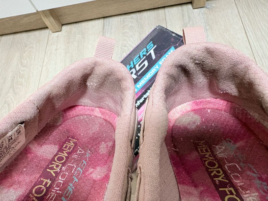Сліпони skechers мокасини memory foam розмір 37 24см
