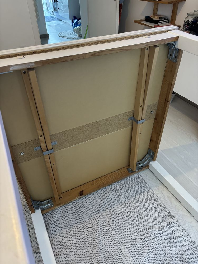Mesa jantar branca extensivel