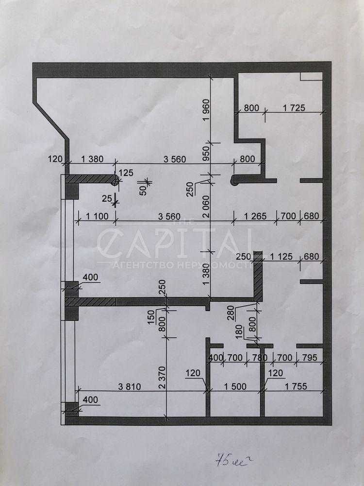 Оренда / 75 м2 / 2к / Сікорського