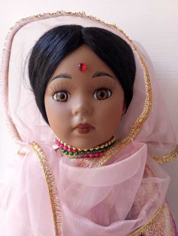 Коллекционная кукла индианка Camilla Leonardo лялька Англия