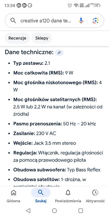 Sprzedam głośniki komputerowe