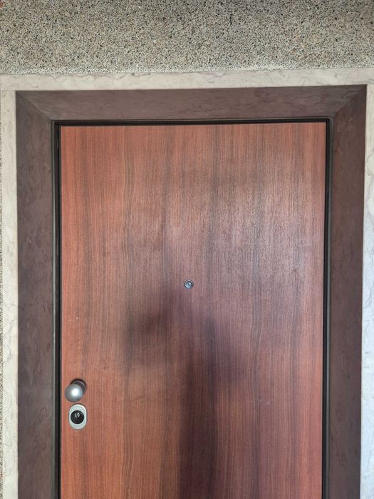 Porta de segurança blindada