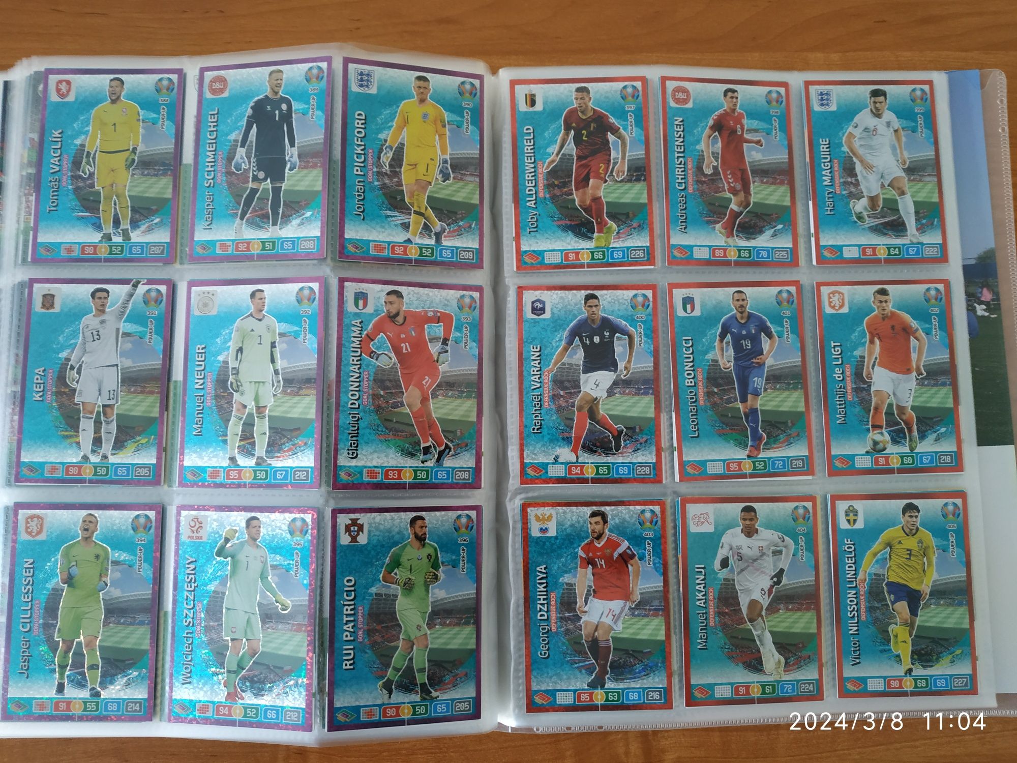 Panini UEFA EURO 2020 Adrenalyn XL - kompletny album 468 kart