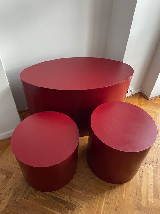 Zestaw 3 kubików/konsoli/ postumentów pod ekspozycję. ODBIÓR WŁASNY.