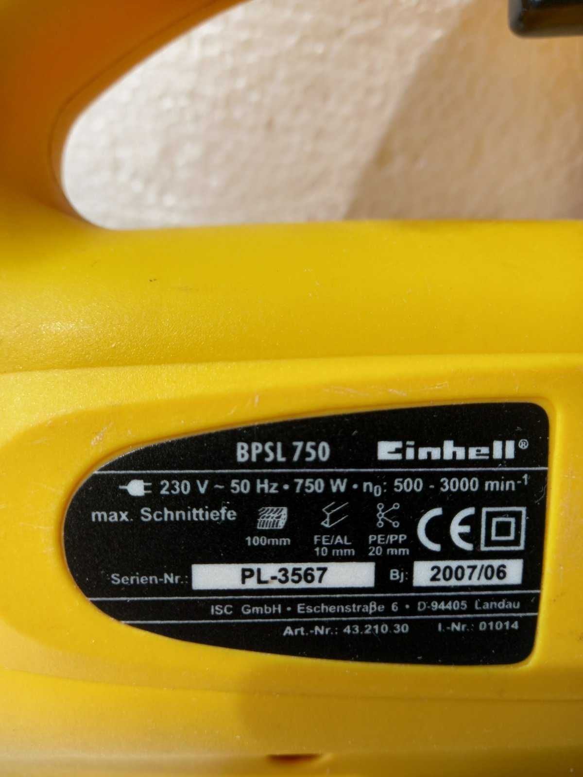 Einhell BPSL 750 електричний лобзик