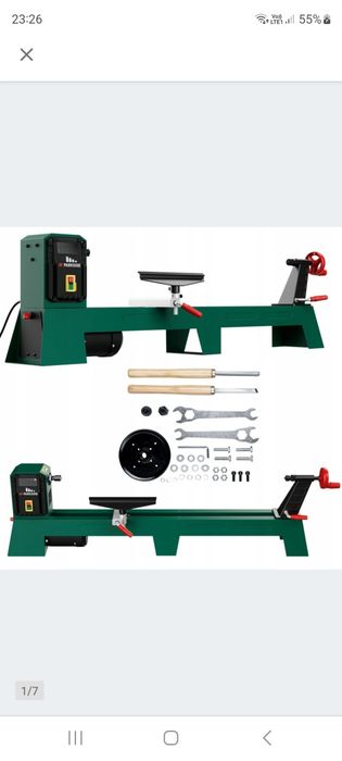 Tokarka do drewna PARKSIDE PDB 100 B1, 400 W, maks. 2600 obr./min