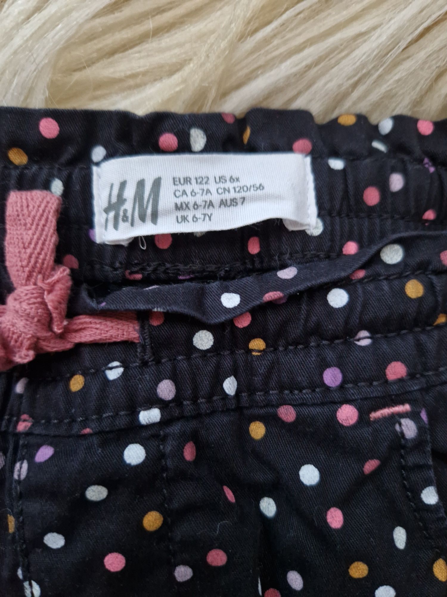 Bawełniane joggersy dla dziewczynki H&M