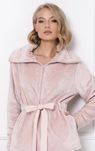 Bluza zapinana milutka l pudrowy róż