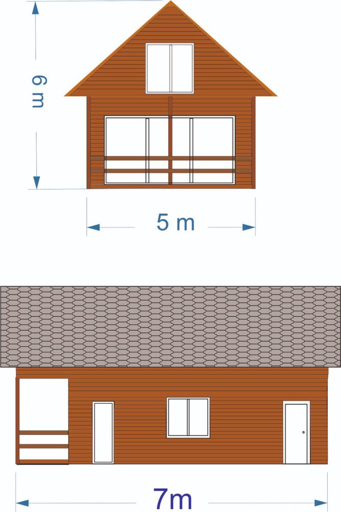 Domek drewniany 35m2 70m2