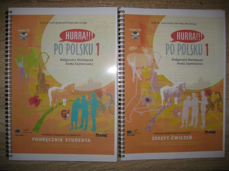 Hurra!!! Po Polsku 1, 2, 3 Podrecznik studenta + Zeszyt cwiczen