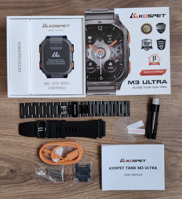 Тактические смарт часы Kospet TANK M3 Ultra SPECIAL EDITION
