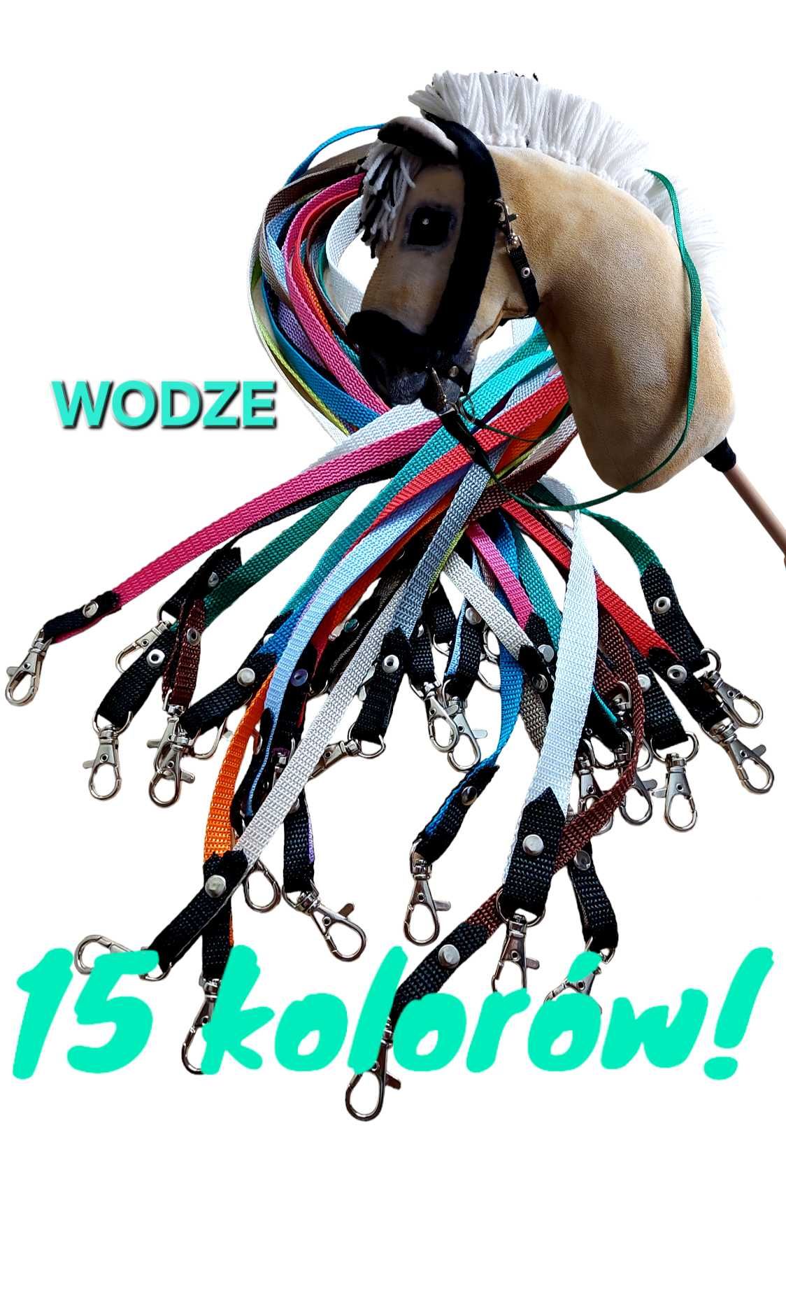 Wodze dla hobby horse/konia na kiju-15 kolorów do wyboru !