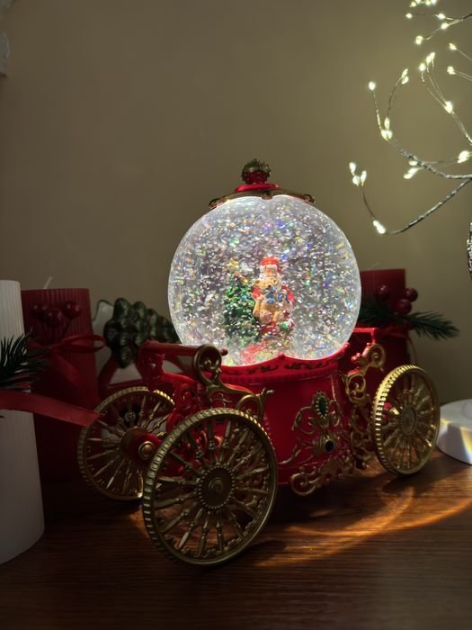 Карета нічник новорічний ліхтар