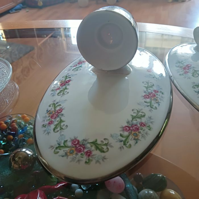 Porcelana świeczniki