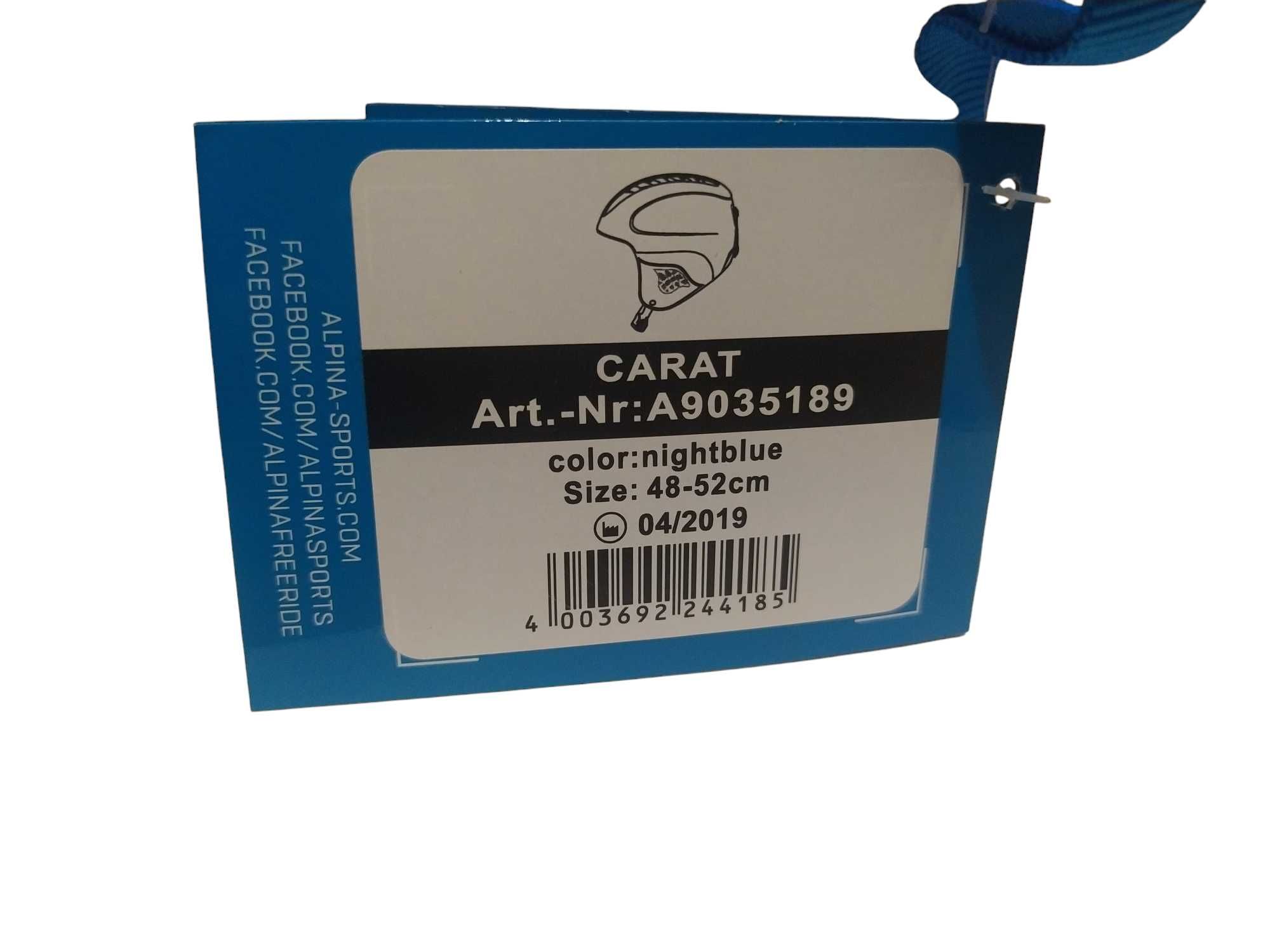 ALPINA Kask Narciarski dla dzieci 48-52