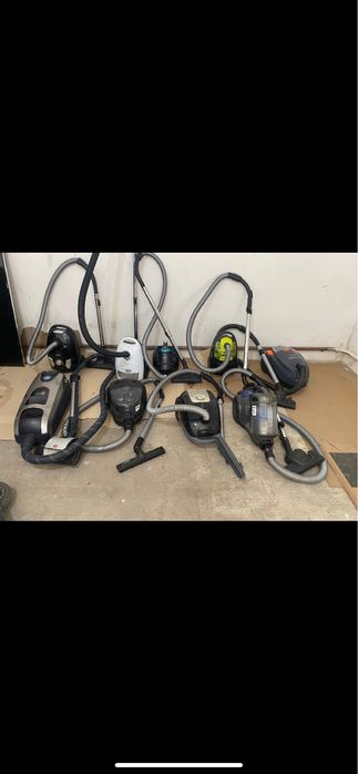 Пилосос порохотяг з Німеччини будівельний садовий з європи  колбовий