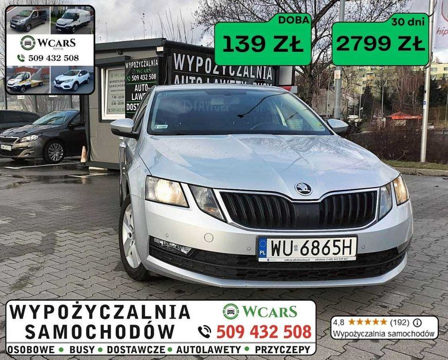 Wynajem samochodu osobowych wypożyczalnia samochodów  dostawczych van