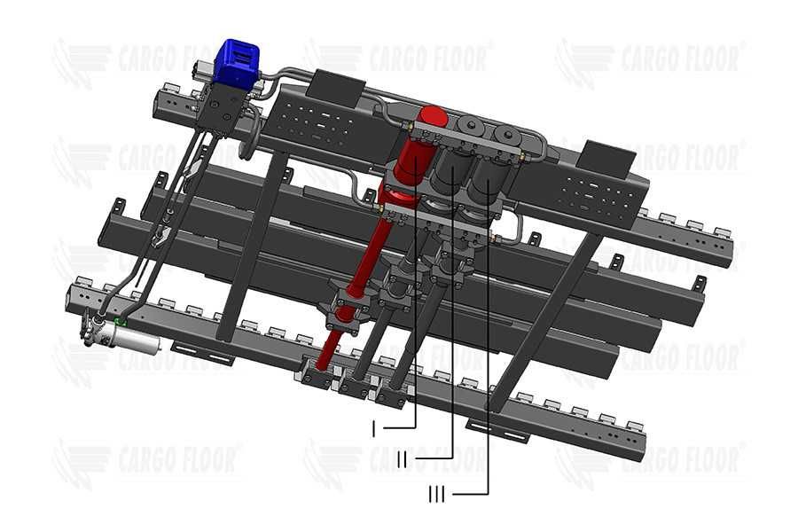Гідроциліндр CF500 No1 з кріпленням