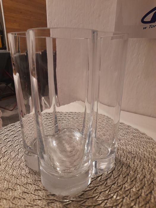 Wazon grubę piękne szklo