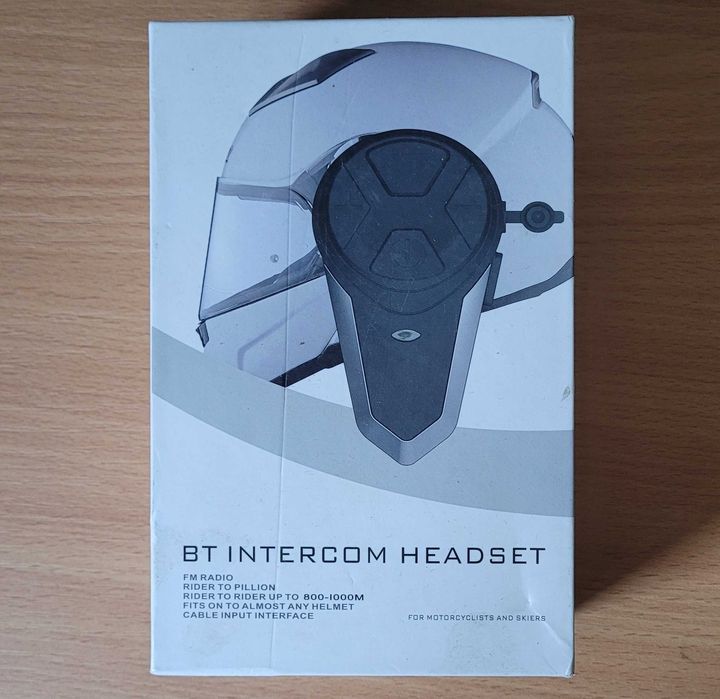 Zestaw słuchawkowy Bluetooth do kasku z interkomem i FM BETOWEY BT-S3