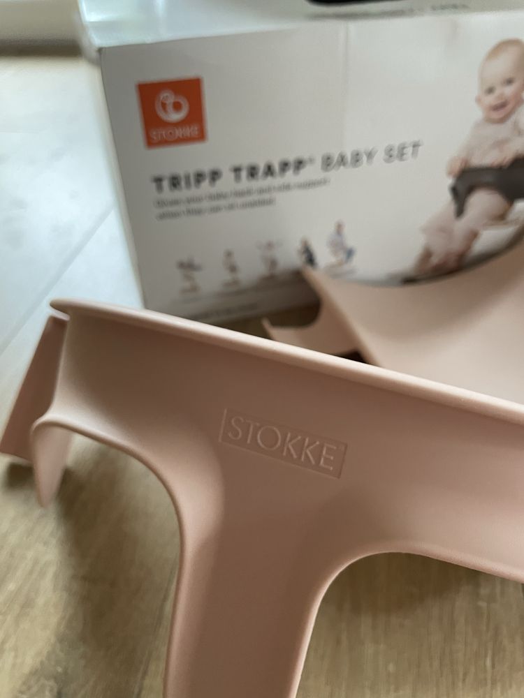 Baby set + tacka fo tripp trapp STOKKE