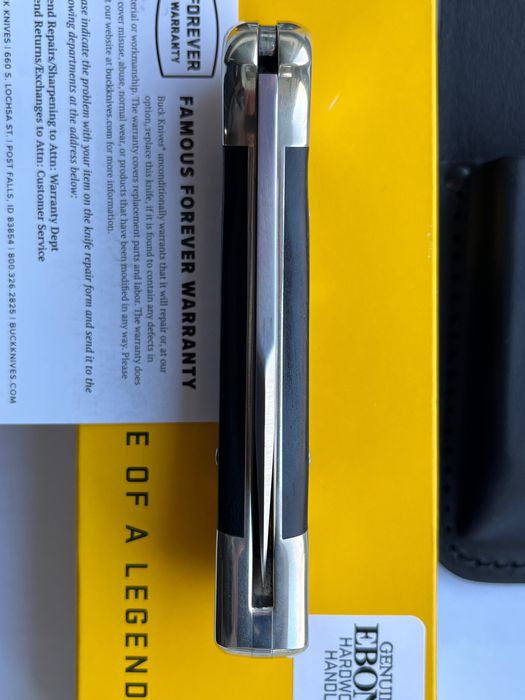 Buck 112 “Ranger” Nickel Silver (Made in USA) drop point/clip point