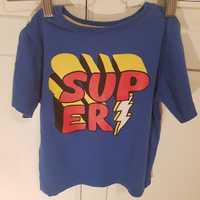 Koszulka dla chłopca Super niebieska koszulka chłopięca