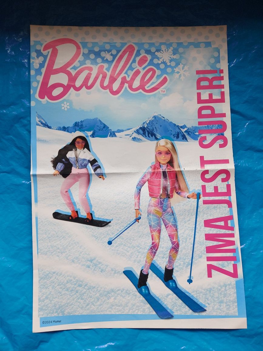 Plakat dziecięcy Barbie dwustronny 2024rok