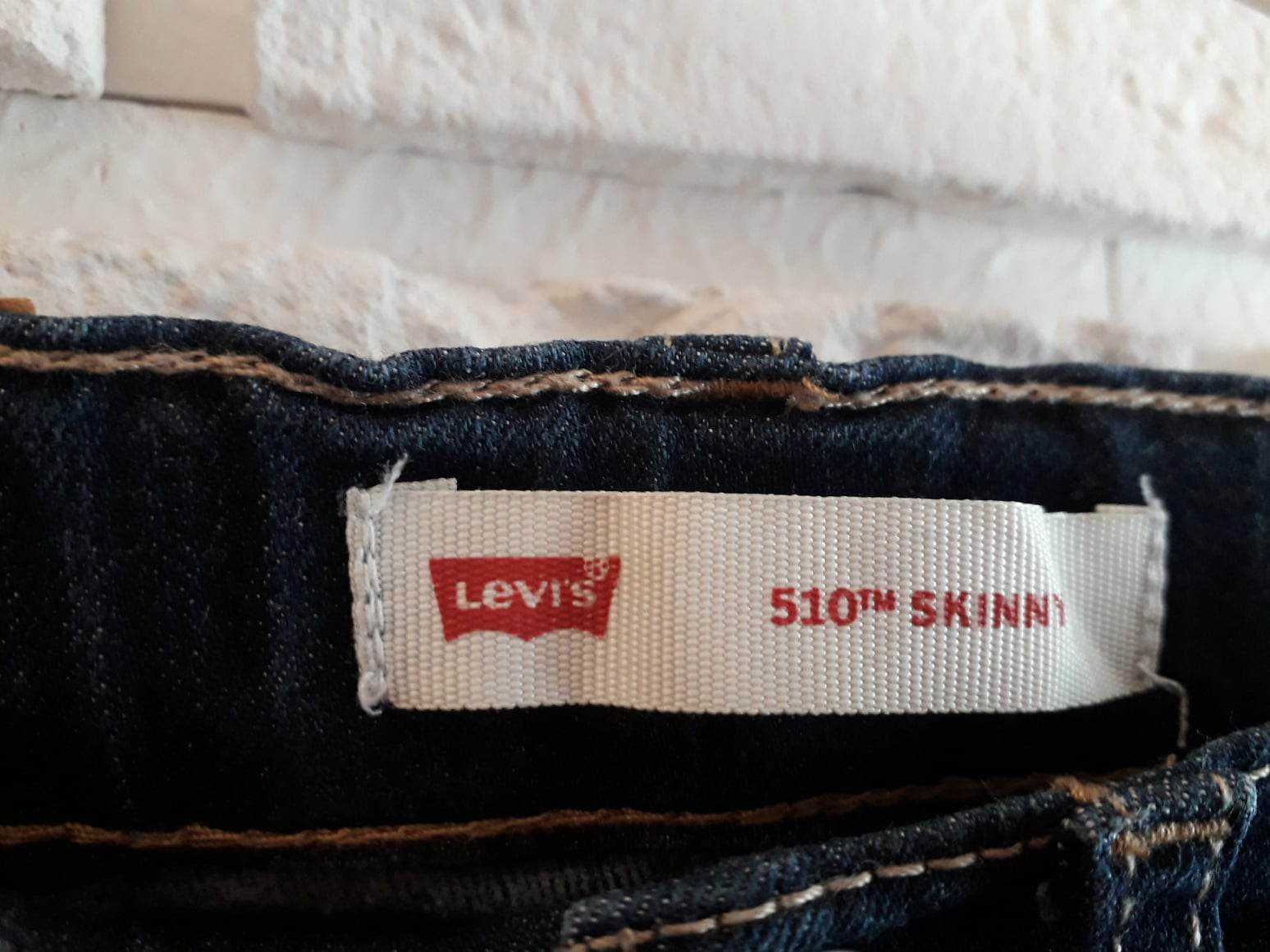 Spodnie jeansy, skinny, firma Levi's, rozmiar 98 (3A)