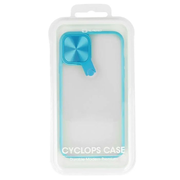 Etui Z Klapką Cyclops Case Do Samsung A12 Niebieski