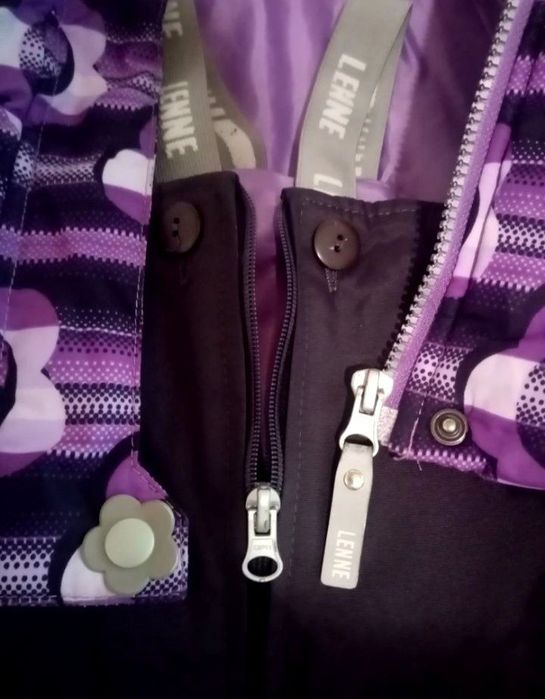 Зимний комбинезон костюм для девочки Lenne 86-92