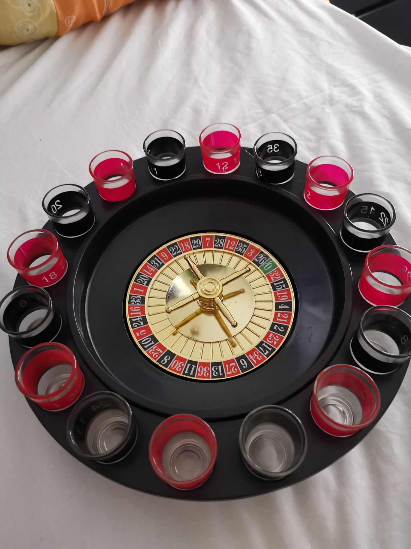 Drinking game roulette