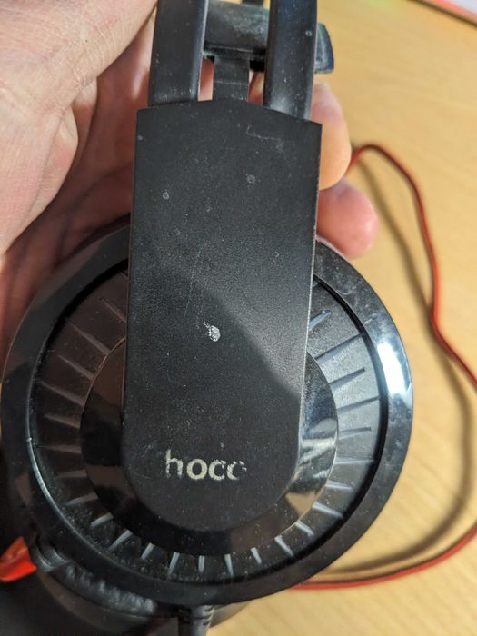 Игровая гарнитура hoco (б/у) с микрофоном для ПК/ноутбука