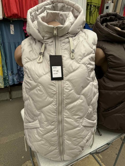 Жилетка стьобана демісезон осінь-весна 46-60