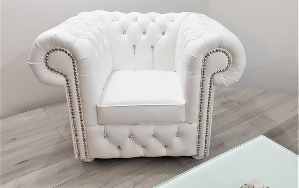 Zestaw Chesterfield Classic DUO 3+2+1 Skóra / GLAMOUR / Producent