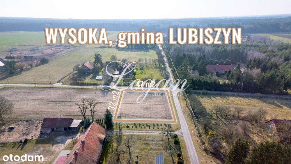 Działka z Warunkami- Pomocyjna Cena! - Wysoka